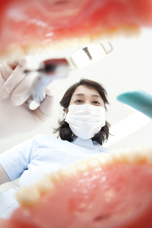 Dentist to treatの写真素材