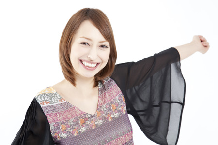 Smiling womanの写真素材