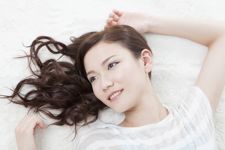 Women lieの写真素材