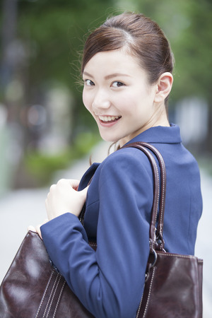 OL retrospective smilesの写真素材
