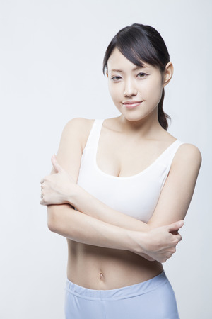 Women emphasize the breastの写真素材