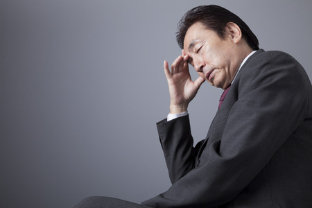 Businessmen to thinkの写真素材