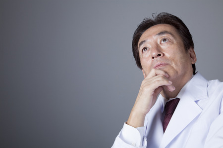 Thoughtfully seasoned doctorsの写真素材
