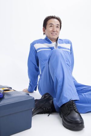 A break mechanicの写真素材