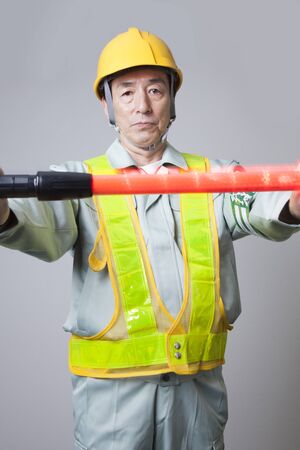Traffic control workers