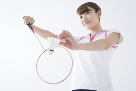 Badminton womenの写真素材