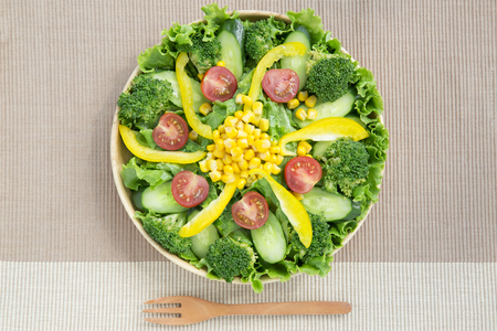 Vegetable saladの写真素材