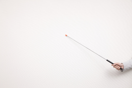 businessman with a bar refersの写真素材