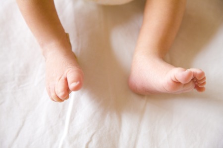 Baby feetの写真素材