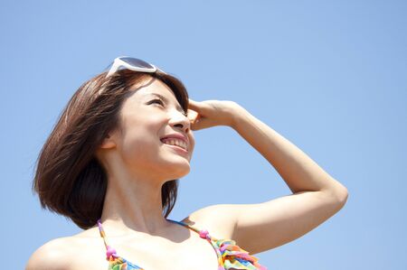 Smiling womanの写真素材