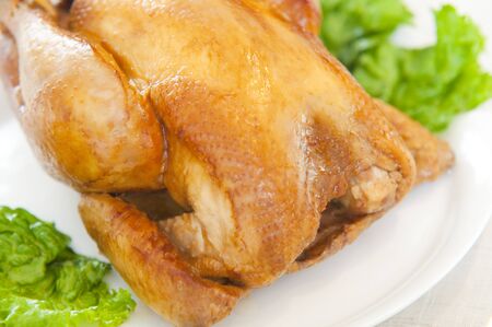 Roast chickenの写真素材