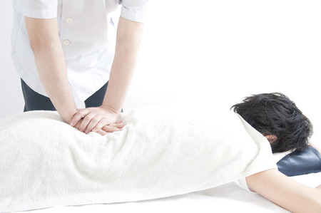 man in relaxationの写真素材