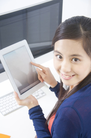 OL touch Tablet PCの写真素材