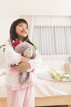 Girls pajamasの写真素材