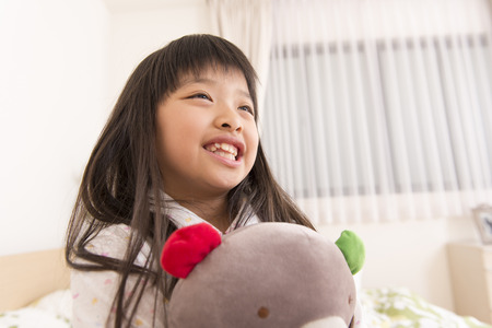 Girls pajamasの写真素材