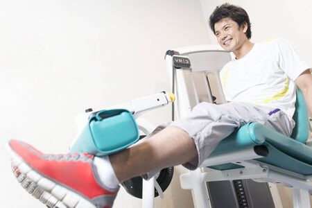 Training for menの写真素材