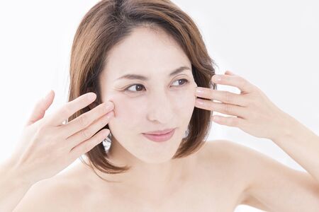 Women to face massageの写真素材