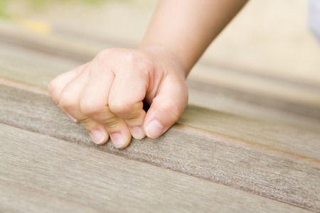 Hands of the girlの写真素材