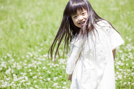 Sweet smile girlの写真素材