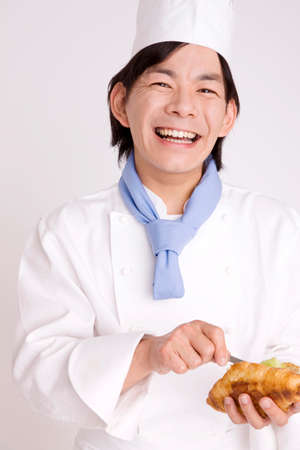 Men who cook Cookの写真素材