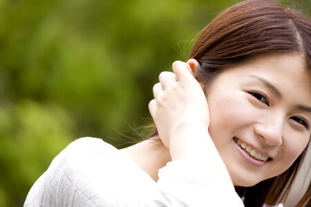 Back hair women