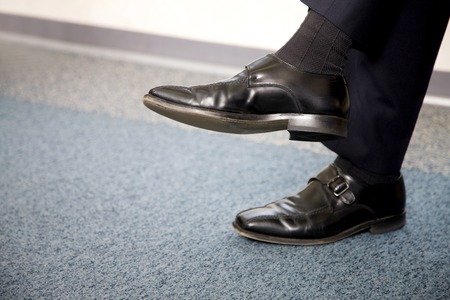 Feet of the businessmanの写真素材