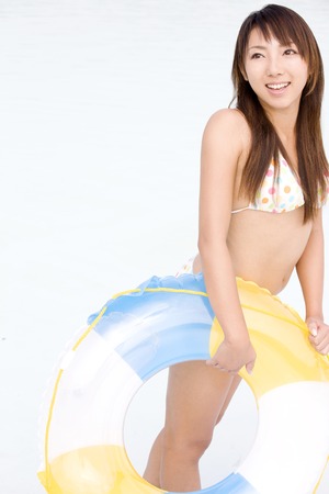 Swimsuit women portraitsの写真素材