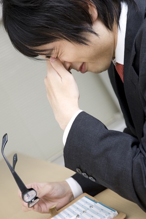 Men tiredの写真素材