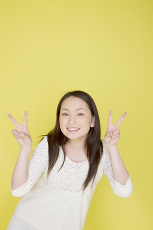 Women who have a pieceの写真素材
