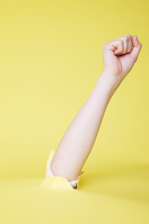 Hand outの写真素材