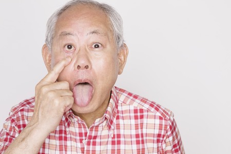 Old man who has been the overwhelming base