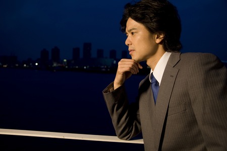 Businessman that the thinkingの写真素材