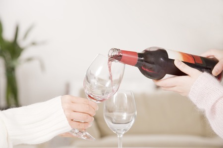 Wine and Glassの写真素材