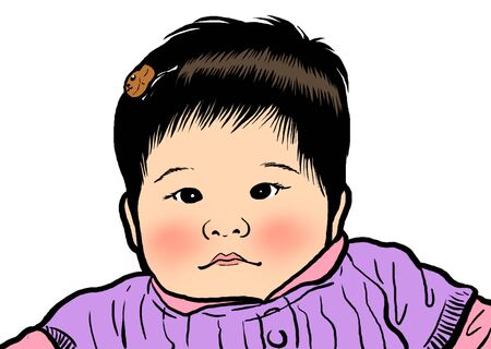 Osumashi babyの写真素材