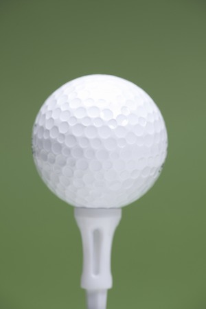 Golf ball and teeの写真素材