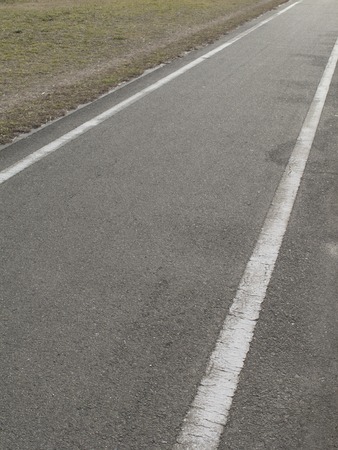 Road embankment of the river