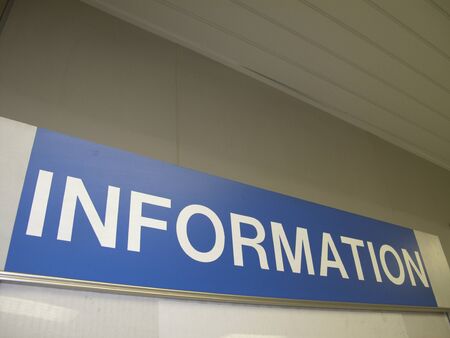 Information Signsの写真素材