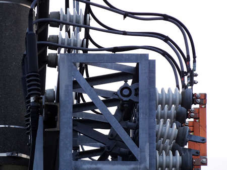 Insulators of railway substation equipment