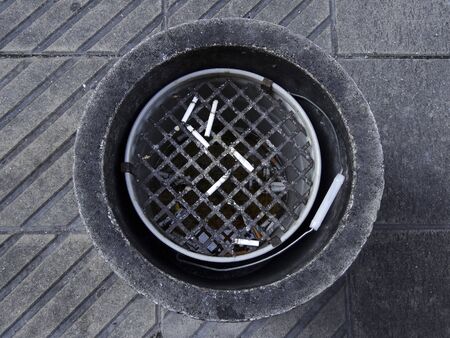 Butts purse of oil cansの写真素材