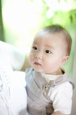 MOM to hug the babyの写真素材