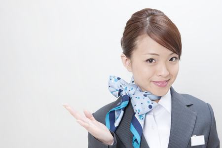 Flight attendantの写真素材
