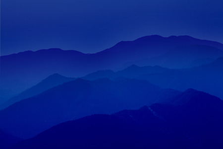 The mountains of sunsetの写真素材