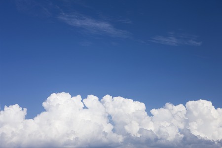 Blue sky and clouds
