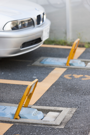 Coin-operated parkingの写真素材