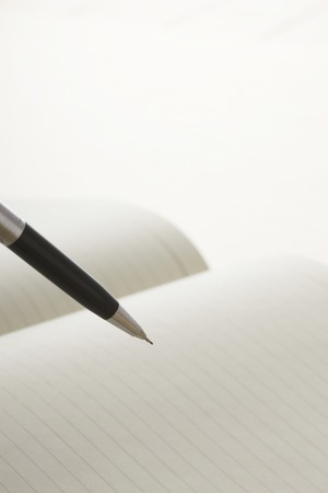 Notebook and pen