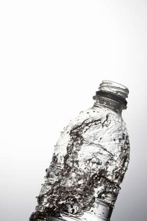 Plastic bottle with waterの写真素材