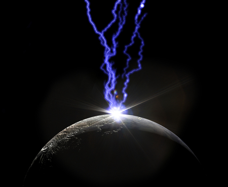 Earth and lightning