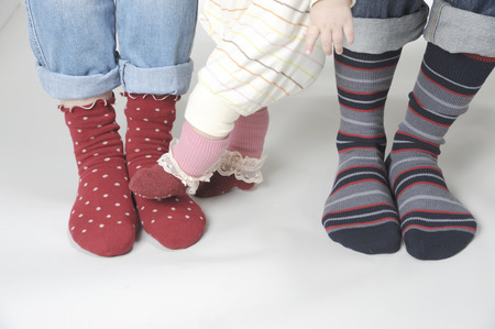 Socks and a three-person family