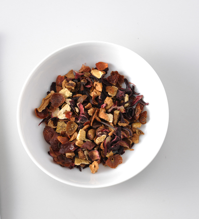 Fruit herbal teaの写真素材