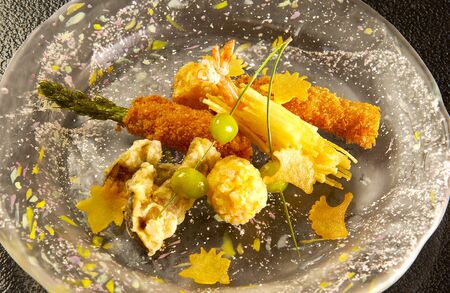 Seasonal cuisine of the sum of the autumnの写真素材